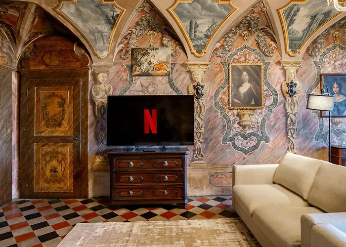 Вілла Historical Dwelling In Palazzo Terzi Бергамо